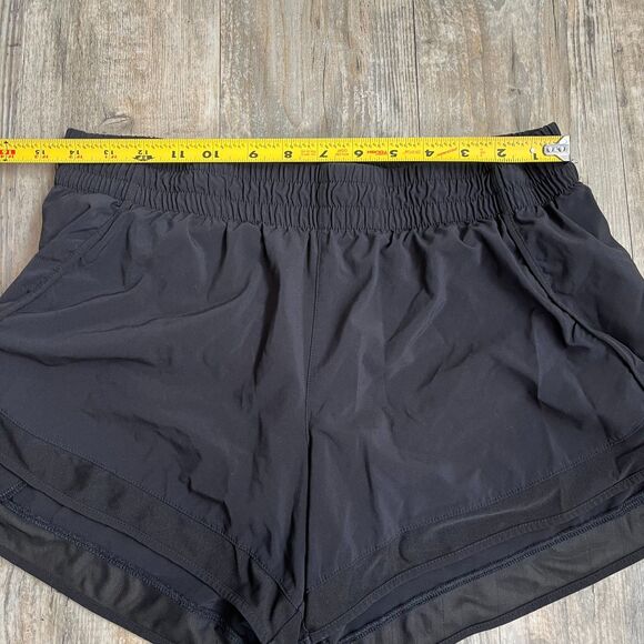 Athleta Mesh Racer Run Short 4" Women's L Black - Picture 8 of 10